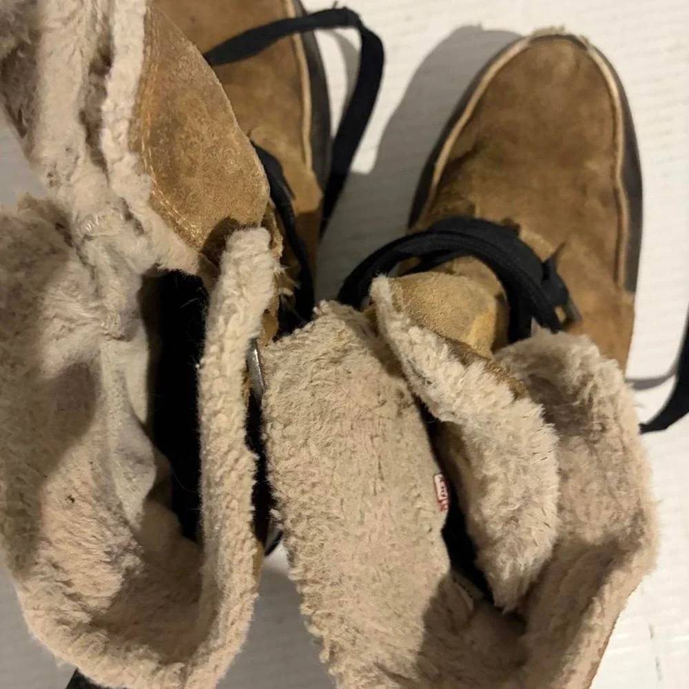 Sorel Caribou Waterproof Winter Boots Womens 7.5 Tan Brown NL3425-373